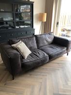 Te koop: Nubikk leren 3 zitsbank en fauteuil, Huis en Inrichting, Ophalen, Gebruikt, 75 tot 100 cm, 200 tot 250 cm