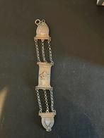 Antiek Zilveren Bijbelslot Armband, Ophalen of Verzenden, Gebruikt, Zilver