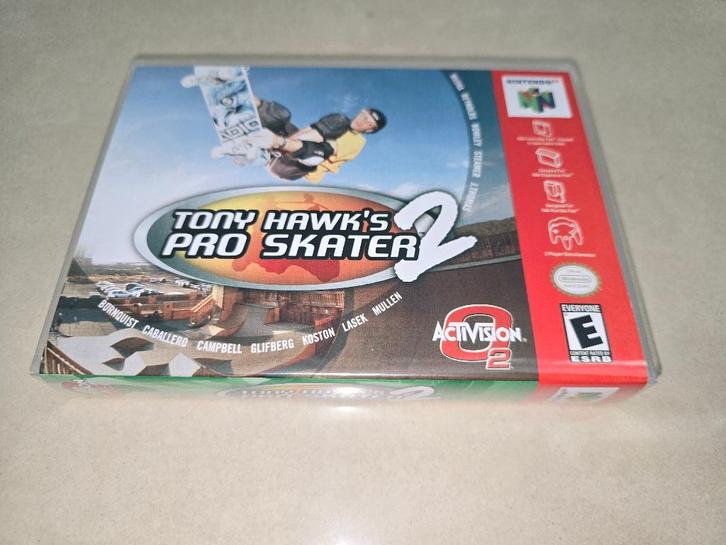 Tony Hawk's Pro Skater 2 N64 Game Case, Spelcomputers en Games, Games | Nintendo 64, Zo goed als nieuw, Sport, 1 speler, Vanaf 3 jaar