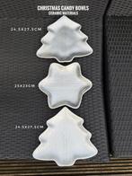 Keramische Kerst Snoep Schalen, Ophalen, Nieuw