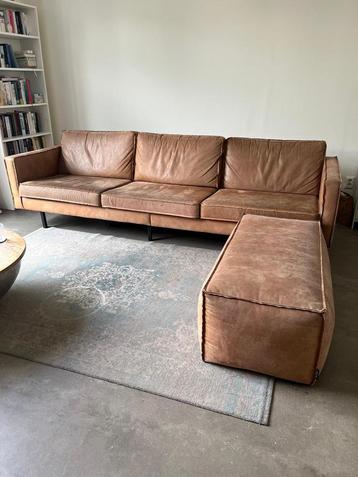 3,5 zits, ecoleder, cognac. Merk: BePureHome beschikbaar voor biedingen
