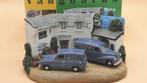 Austin A40 + Ford Anglia diorama 1:43 Vanguards, Ophalen of Verzenden, Gebruikt, Auto, Overige merken