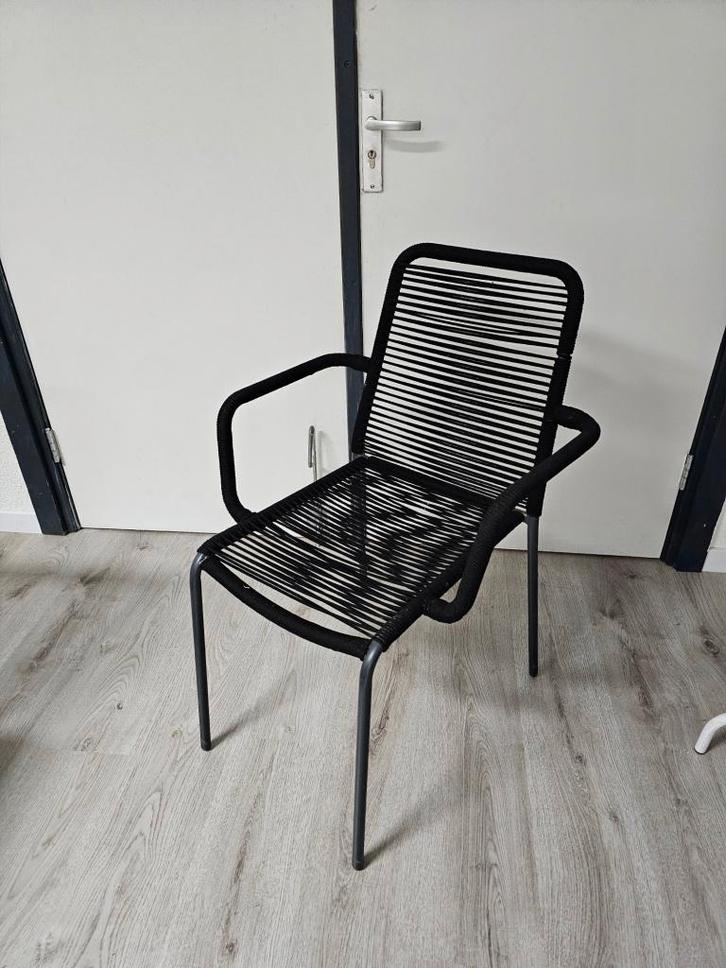 4 leenbakker stapelstoelen / tuinstoelen voor €50,-, Tuin en Terras, Tuinstoelen, Gebruikt, Kunststof, Ophalen