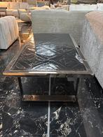 Stijlvolle tafel, Ophalen of Verzenden, Zo goed als nieuw, Rvs