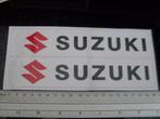 2x sticker suzuki logo, Verzamelen, Stickers, Auto of Motor, Zo goed als nieuw, Verzenden