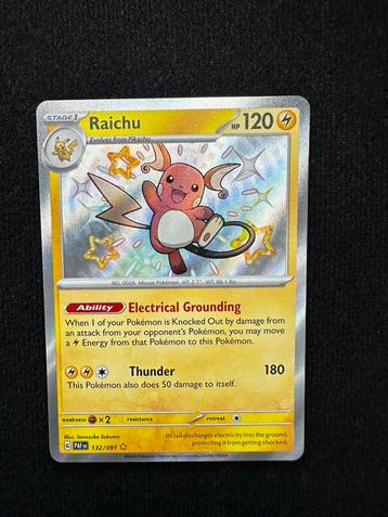 Pokemon Raichu 132/091 beschikbaar voor biedingen