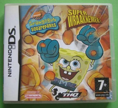 SpongeBob SquarePants: Super Wraaknemer!, Spelcomputers en Games, Games | Nintendo DS, Gebruikt, Avontuur en Actie, 1 speler, Vanaf 3 jaar