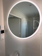 Nieuwe spiegel 60cm, LED, dimbaar verwarming - Zo goed als n, Huis en Inrichting, Woonaccessoires | Spiegels, Ophalen, Rond, Zo goed als nieuw