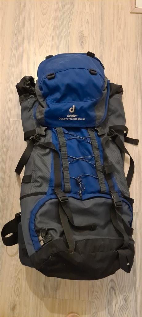 Deuter backpack 65+10 liter met regencover, Caravans en Kamperen, Slaapzakken, Zo goed als nieuw, Ophalen