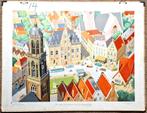 De Grote Markt te "Ouddrecht", Antiek en Kunst, Ophalen, Geschiedenis