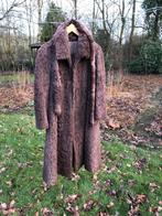 Jas van lama haar, Ophalen, Gedragen, Maat 38/40 (M), Bruin