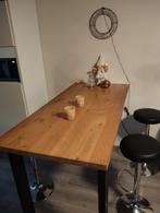 Mooie bartafel met krukken, Huis en Inrichting, Tafels | Eettafels, 100 tot 150 cm, Zo goed als nieuw, Rechthoekig, 50 tot 100 cm