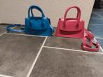 Leuke tasjes roze en blauw., Sieraden, Tassen en Uiterlijk, Ophalen of Verzenden, Zo goed als nieuw, Blauw