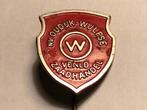 Metalen WULFSE ZAADHANDEL VENLO Speld (Rood/Metaalkleur)., Verzenden, Zo goed als nieuw, Merk, Speldje of Pin