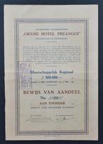 Grand Hotel Preanger (Ned.Indie) - Bandoeng 1918, Verzenden, Voor 1920, Aandeel