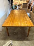 Originele Scandinavische Eetkamerset - 6 stoelen en 1 tafel, Ophalen, Gebruikt, Scandinavisch, 4 tot 6 stoelen
