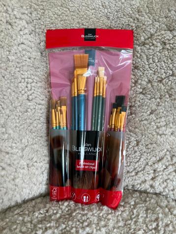 Van Bleiswijck professional brush set 24. Cadeautip! beschikbaar voor biedingen