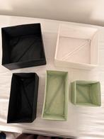 Ikea skubb opbergdozen 5 stuks, Ophalen of Verzenden, Zo goed als nieuw, Rechthoekig