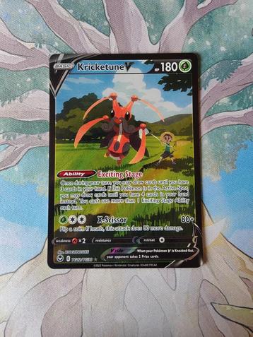 Pokemon silver Tempest kricketune v trainer gallery tg12 beschikbaar voor biedingen