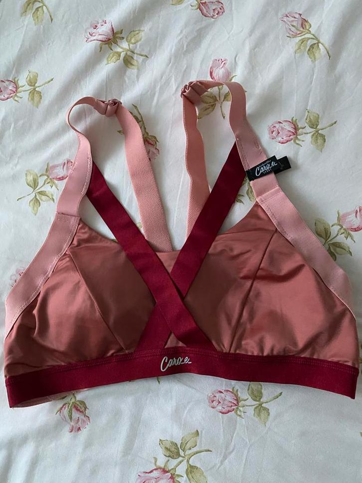 Hunkemöller Caro_e Sport BH - Roze maat 80A, Kleding | Dames, Ondergoed en Lingerie, BH, Roze, Ophalen of Verzenden