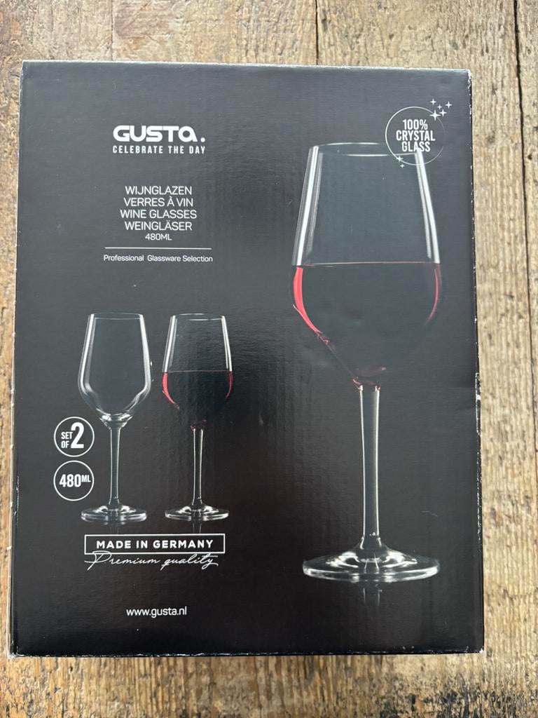 Gusta wij glazen nieuw in verpakking, Verzamelen, Ophalen of Verzenden, Nieuw, Overige typen