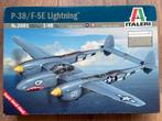 Italeri P-38/F-5E Lightning 1:48 Modelbouw Vliegtuig, Hobby en Vrije tijd, Gebruikt, Italeri, Ophalen of Verzenden, Groter dan 1:72