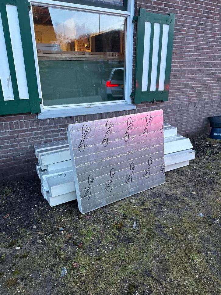 Recticel Isolatie 142mm, Doe-het-zelf en Verbouw, Isolatie en Afdichting, Nieuw, Vloerisolatie, Hardschuim (Pir), 12 cm of meer