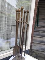 Antiek koperen Vuurgereedschap - Massief koper Gereedschap, Ophalen, Koper