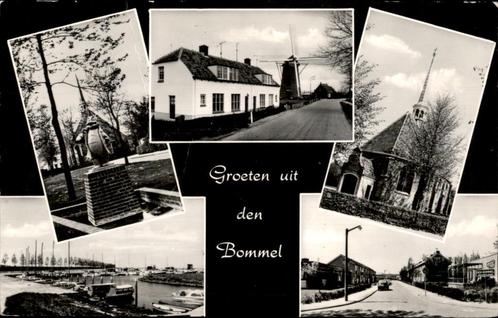 Den Bommel  5 afb. waarbij molen, Verzamelen, Ansichtkaarten | Nederland, Gelopen, Zuid-Holland, 1960 tot 1980, Verzenden