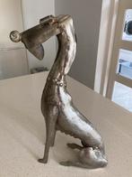 Hond decoratie aluminium, Ophalen of Verzenden, Zo goed als nieuw