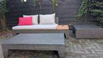 Loungeset tuin, Tuin en Terras, Tuinsets en Loungesets, Ophalen, Gebruikt, 3 zitplaatsen, Loungeset