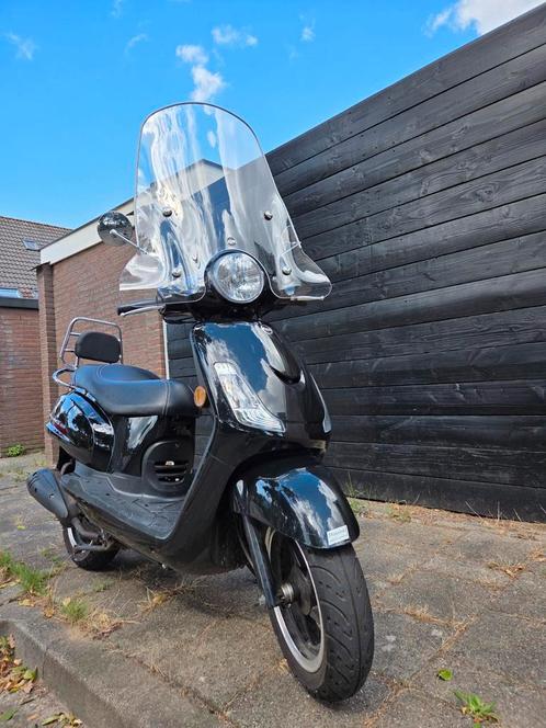 Sym Fiddle II 50S - Geel Kenteken, weinig KM, goede staat!, Fietsen en Brommers, Snorfietsen en Snorscooters, Zo goed als nieuw