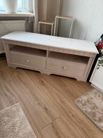 Wit Grenen Tv meubel, Ophalen, 100 tot 150 cm, Zo goed als nieuw, Minder dan 100 cm