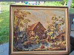 geborduurd schilderij, Antiek en Kunst, Ophalen of Verzenden