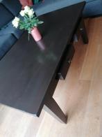 Salontafel hardhout Wenge gebeitst 130 x 70 cm, Huis en Inrichting, Tafels | Salontafels, Ophalen, Gebruikt, 100 tot 150 cm, Koloniaal