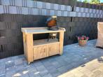 Bbq tafel van steigerhout, Verzenden, Nieuw, Houtskool, Vrijstaand