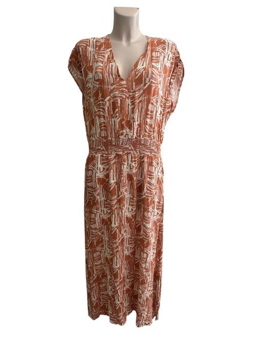 Anna van Toor maxi jurk XL, Kleding | Dames, Jurken, Zo goed als nieuw, Maat 46/48 (XL) of groter, Overige kleuren, Onder de knie