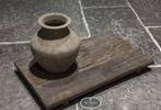 Bajot oud hout plank oude houten stoer sober landelijk, Huis en Inrichting, Verzenden, Nieuw