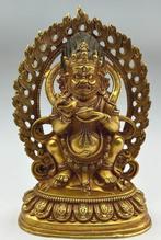 beeld mahakala Verguld brons, Ophalen of Verzenden