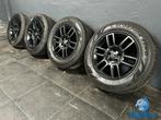 6mm! Land Rover Defender 19 inch zwarte velgen TPMS 5x120 Al, 19 inch, Gebruikt, 255 mm, Banden en Velgen