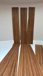 Teakhout fineer 70x11cm €1,50 per vel, Almelo, Nieuw, Fineer, Ophalen of Verzenden