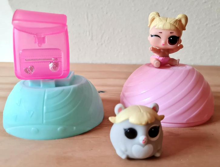 l.o.l baby met huisdier, Verzamelen, Poppetjes en Figuurtjes, Gebruikt, Ophalen of Verzenden