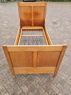 Mooi antiek bed Huizinga meubelen 90x190 cm met metalen bode, Ophalen, 85 tot 100 cm, Gebruikt, Matras