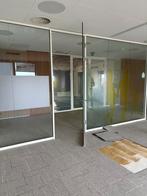 Kantoor glaswanden gebruikt gelaagd glas 16mm 150m1, Doe-het-zelf en Verbouw, Ophalen, 225 cm of meer, Aluminium, Zo goed als nieuw