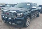 GMC Sierra Denali 6.2 V8 - Motorschade, Auto's, Blauw, Leder, Bedrijf, 420 pk