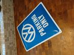 Volkswagen parking only emaille bord, Ophalen, Zo goed als nieuw