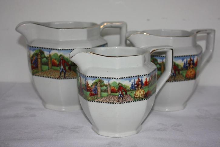 Hanley Newhall 3 (schenk) kannen, Antiek en Kunst, Antiek | Servies compleet, Ophalen of Verzenden