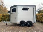 Zeer jonge 2 paards Bockmann portax zadelkamer vol aluminium, Dieren en Toebehoren, Duitsland, Aluminium, Zo goed als nieuw, 2-paards trailer