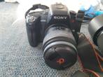 Sony Alpha 500 Spiegelreflex Camera met 18-55mm en 55-200mm, 8 keer of meer, Sony, Zo goed als nieuw, Ophalen