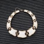 Leuke ketting koopje nu, Sieraden, Tassen en Uiterlijk, Armbanden, Ophalen of Verzenden, Gebruikt, Wit, Staal